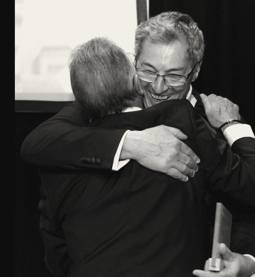 Daniel Galmiche at an awards ceremony